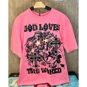 NWT Sz. M - Watson Saint Shirt, Pink - QUALITY!!!